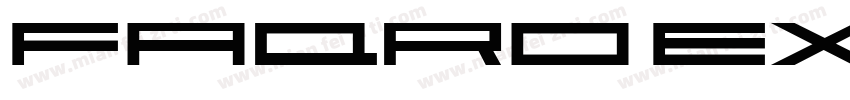 Faqro Extended Wide Trial字体转换